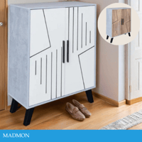 خزانة أحذية بابين عدة الوان