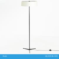 مصباح أرضي أنيق لون أسود