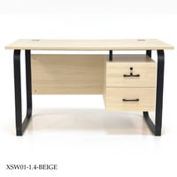 مكتب مع ادراج 120و140 سم عدة الوان