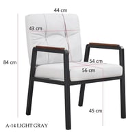 طقم 2 كراسي خارجي عدة ألوان