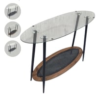 مدخل راتان زجاج عدة الوان