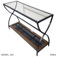 مدخل راتان وزجاج عدة ألوان