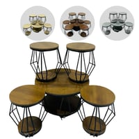 طقم طاولات خدمه 4او6 عدة الوان