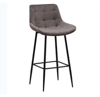 طقم 4 كرسي بار مخمل متعدد الألوان