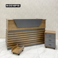 كـونـتـر استقبال مع انارة داخلية جملي عدة مقاسات