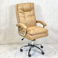 طقم 2 كراسي مكاتب جلد فخم عدة الوان