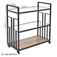 عربية تقديم زجاج عدة ألوان