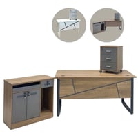 طقم مكتب 140و160 سم عدة ألوان