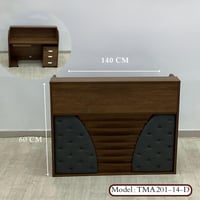 كاونتر استقبال مع أدراج لونين عدة مقاسات