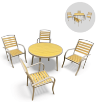 طقم جلسه خارجيه دائري ومستطيل