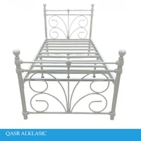 سرير لون ابيض 90و120 سم