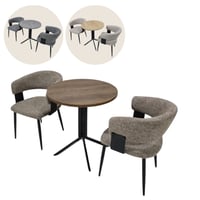 طقم طاولة وكرسيين عدة الوان