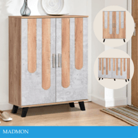 خزانة أحذية عدة أبواب وألوان