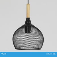 إنارة معلقة أسود شبكي