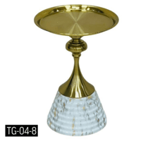 طاولة مفرد استيل مع سيراميك عدة ألوان