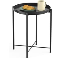 طاولة حديقة معدن لون أسود