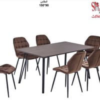 طقم طاولة وست كراسي