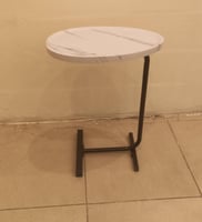 طقم 4 طاولات كوفي وخدمة سطح أبيض