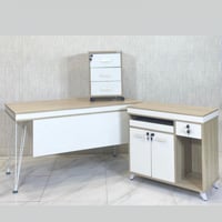 طقم مكتب مقاس 140 سم خشبي