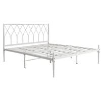 سرير أبيض مقاس 180*200 سم