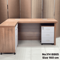 طقم مكتب مودرن مقاس 160 سم خشبي