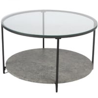 طاولة قهوة لون رمادي 80 سم