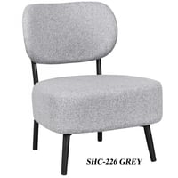 طقم 2 كراسي قماش وفرو عدة ألوان