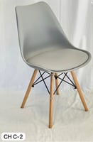 كراسي مع مقعد ارجل خشب