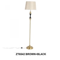 اضاءة فخمة طويلة لون أسود وبني