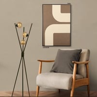 لوحة برسومات فنية لون كوفي