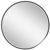 طقم 2 مرايا حائط ضد الكسر لون أسود مقاس 100 cm