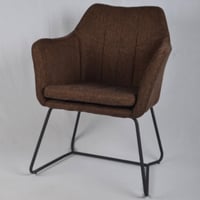 كرسي بني مودرن