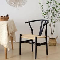 كرسي بوهيمي لون أسود