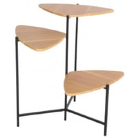 طاولة لون خشبي