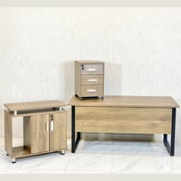 مكتب مع سكرتارية جملي مقاس 140,160 سم