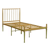 سرير ذهبي فخم مقاس 90*190 سم