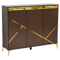 دولاب 3 درفة لون بني