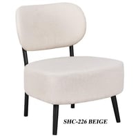 طقم 2 كراسي قماش وفرو عدة ألوان