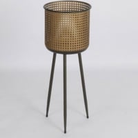 مركن زرع وسط لون بني