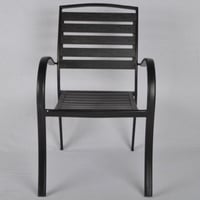 كرسي حديد أسود