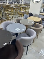 طقم طاولة وكرسيين عدة ألوان