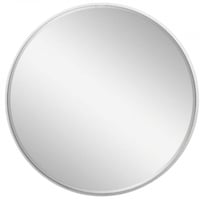 طقم 2 مرايا حائط ضد الكسر لون فضي مقاس 100 cm