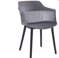 طقم 5 كراسي فايبر عدة ألوان تتحمل الحرارة والأمطار