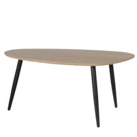 طاولة لون خشبي مستديرة