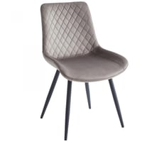 طقم 4 كراسي طعام مخمل متعدد الألوان