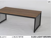 طاولة خدمة خشبي فاتح