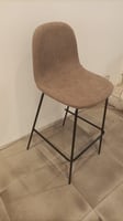 كرسي بار لون بني فاتح