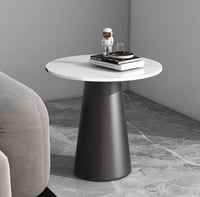 طاولة جانبية من حجر البورسلان