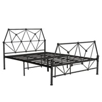 سرير حديد اسود 140×200