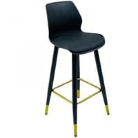 طقم 2 كراسي بار جلد لونين